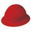 ERB Safety 19434 - Americana Full Brim Vent Mega Ratchet Red Hard Hat