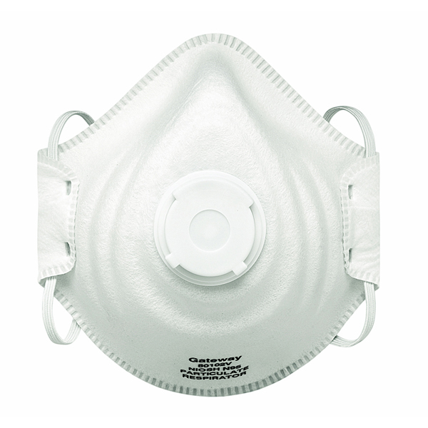Gateway Safety 80102EA002 PeakFit Vented N95 Particulate Respirator Two-Pack