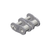 50-2NPOL Nickel Plate Roller Chain 50-2 Double Strand NP Offset Link 5/8 inch pitch