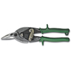 Midwest Snips 9P6716R 10 inch  Aviation Snips Cuts Right Green
