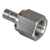 N2430-02-04-SS Hydraulic Fitting 02STDPIPE-04FNPT Straight Stainless Steel