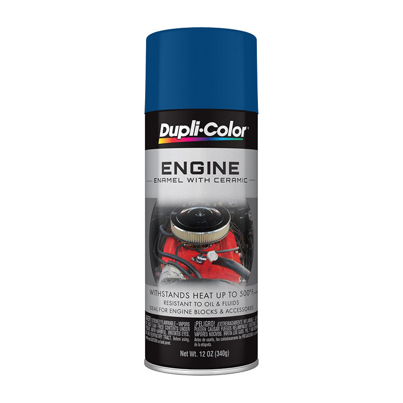 Dupli-Color DE1606 Ford Dark Blue Engine Enamel Spray Paint with Ceramic