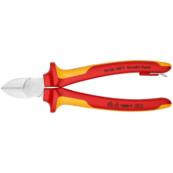 KNIPEX, 92 09 02 ESD, Plastic Gripping Tweezers, Needle Point Tips