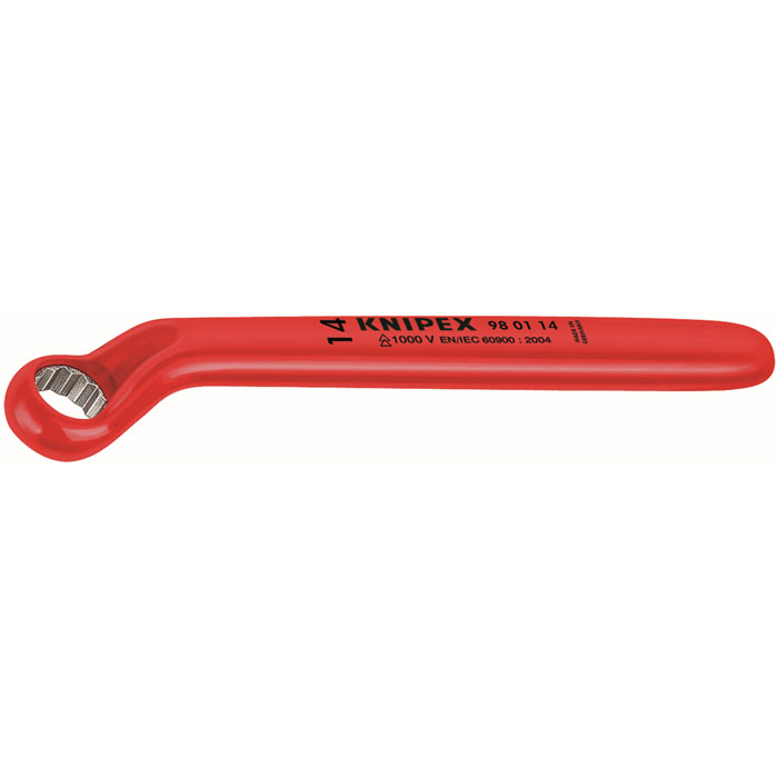 KNIPEX 98 01 08 - Offset Box Wrench-1000V Insulated 8 mm
