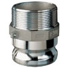 SS-F100 - 1" 316 Stainless Steel Type F Cam and Groove Coupling